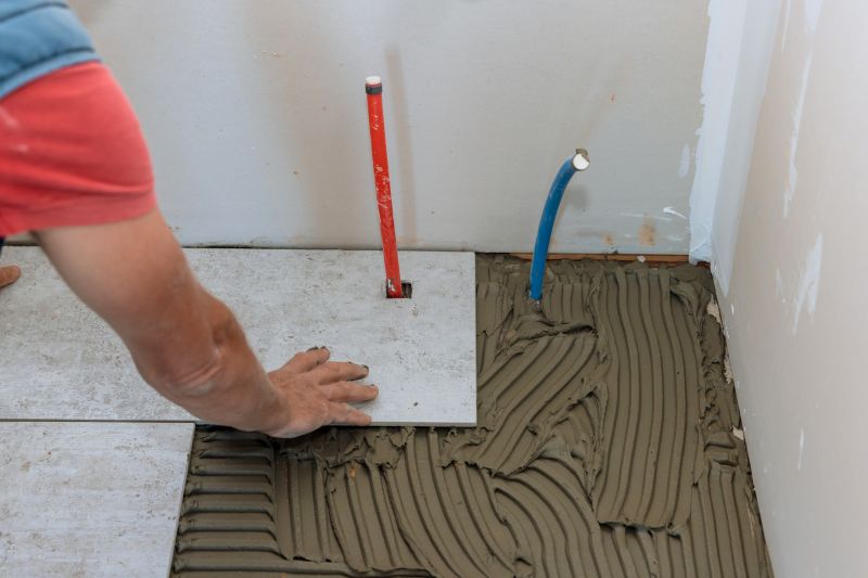 Tile Floor Installation detail